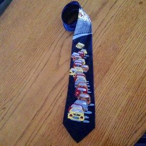 Racetrack theme necktie 🏁